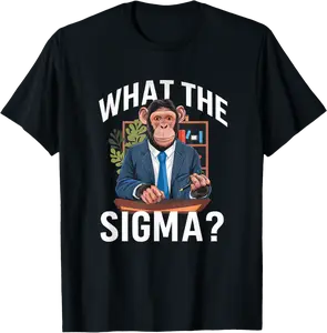 Funny What The Sigma? Dank Meme Zoomer Brainrot Quote T-Shirt - Arelyalfar Shop 50B0DH1CP9BX