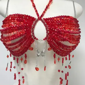 Velvet Flame Beaded Top