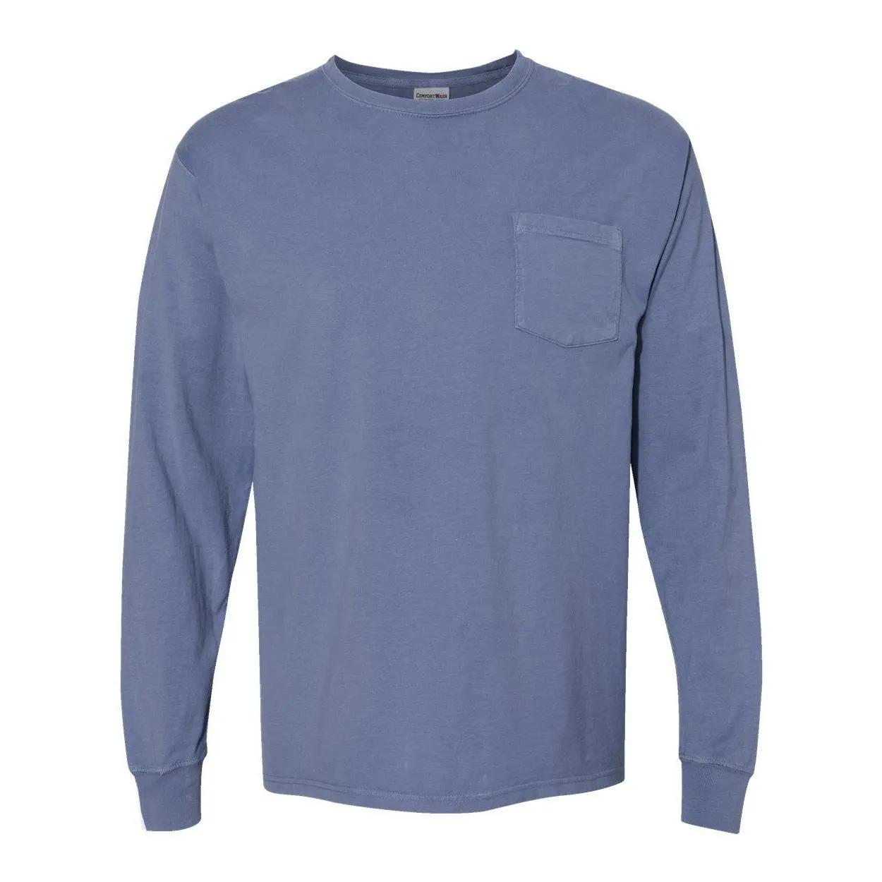 ComfortWash by Hanes Garment-Dyed Long Sleeve T-Shirt With a Pocket