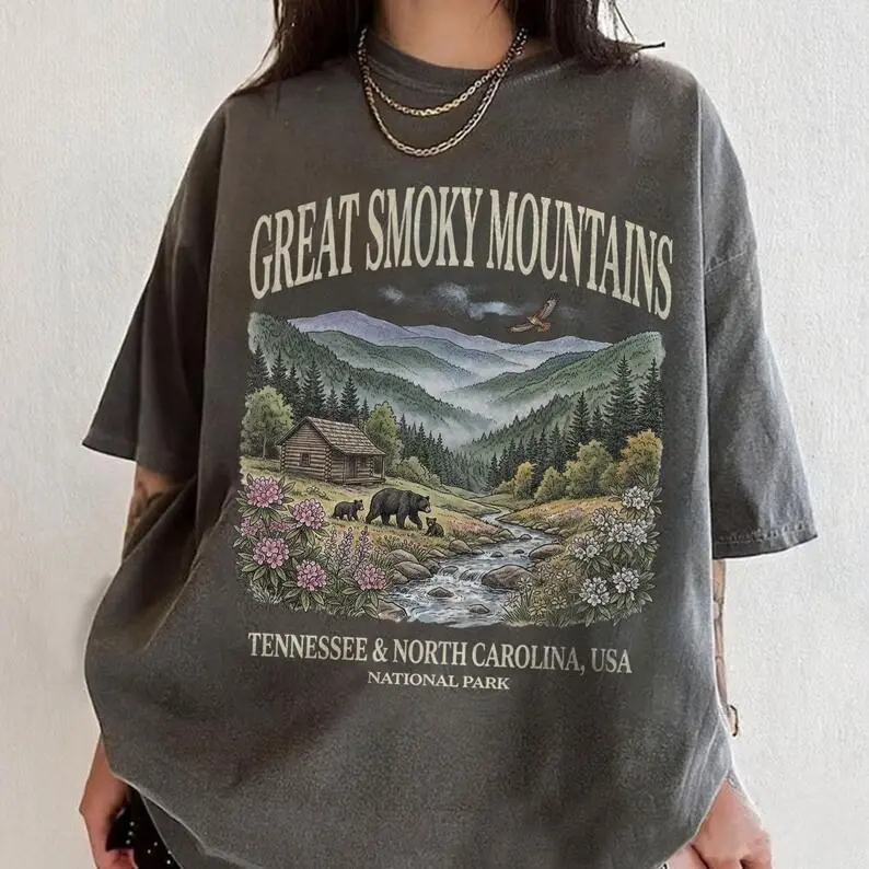 Comfort Colors Yosemite National Park Vintage 90s Graphic T-shirt, Retro California Wildlife Bear USA Unisex Tee