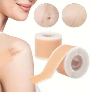 Yitap High Purity Silicone Skin Patch 2 Rolls, Lightweight Invisible Coverage, Natural Look, Protects Damaged Epidermis, Durable Repair, Eco-Friendly Material, Scar Tape Scars, Silicone Scar Sheets