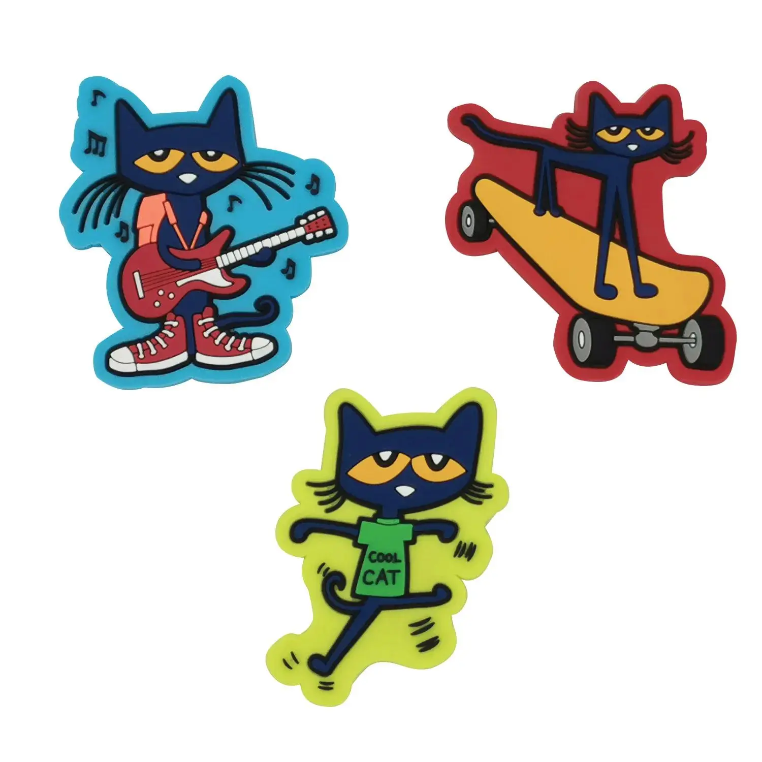 2 1/2" Pete the Cat Laser Cut Pencil Sharpeners - 24 Pc.
