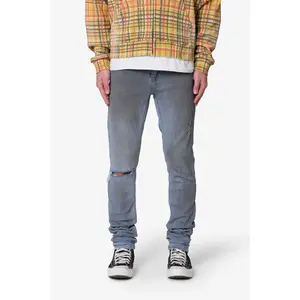 mnml Oil Ruched Skinny Denim - Blue