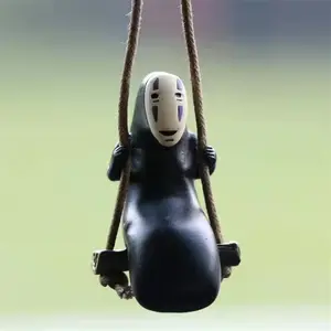 Cute Anime Car Ornaments Faceless Male Car Pendant Car Rearview Mirror Pendant Birthday Gift Auto Decoraction Accessories 2026 For your cars