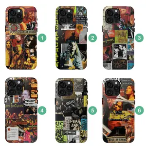 Alice In Chains Tough Phone Case – Dark Grunge Aesthetic Phone Cover, Iconic Rock Band Art, 90s Metal Vibes, Perfect Gift for Alternative Music Fans