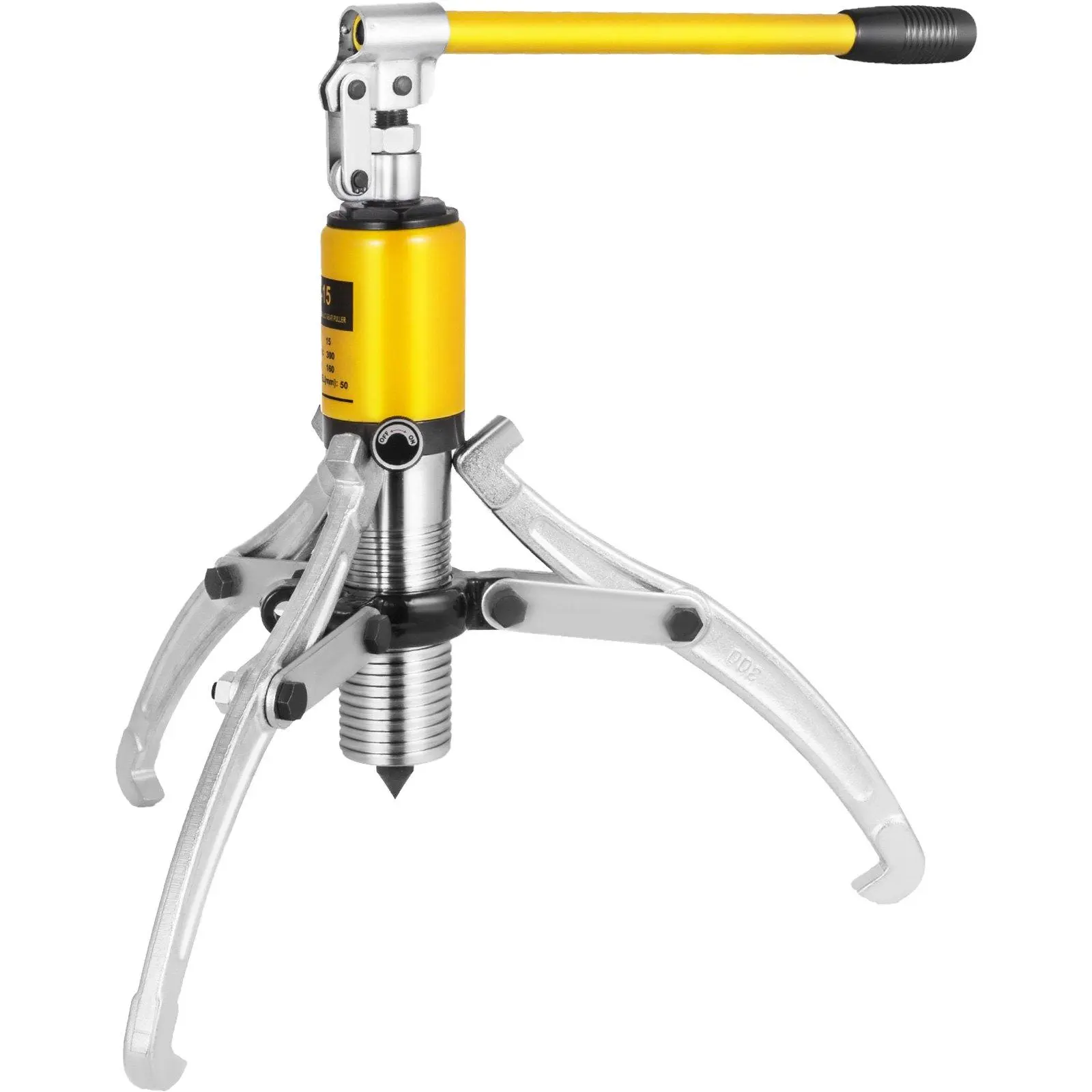 15-Ton Hydraulic Puller Separator, 2 or 3 Jaws for Gear, Bearing, Wheel Bearing Removal, Automotive Car Repair Tool with Storage Case