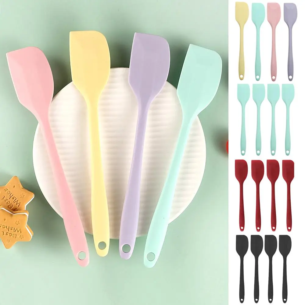 Silicone Spatula Set, 4 Counts/set Heat Resistant Kitchen Spatula, Baking Spatula, Kitchen Utensils for Baking, Spreading & Scraping