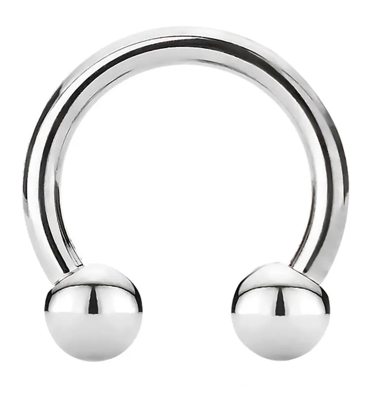 Stainless Steel Circular Horseshoe Ring Stainless Steel Circular Horseshoe Ring