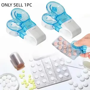 Portable Pill Dispenser, Home Foil Pack Opening Tool, Travel Assistant Medicine Box, Personal Medication Organizer