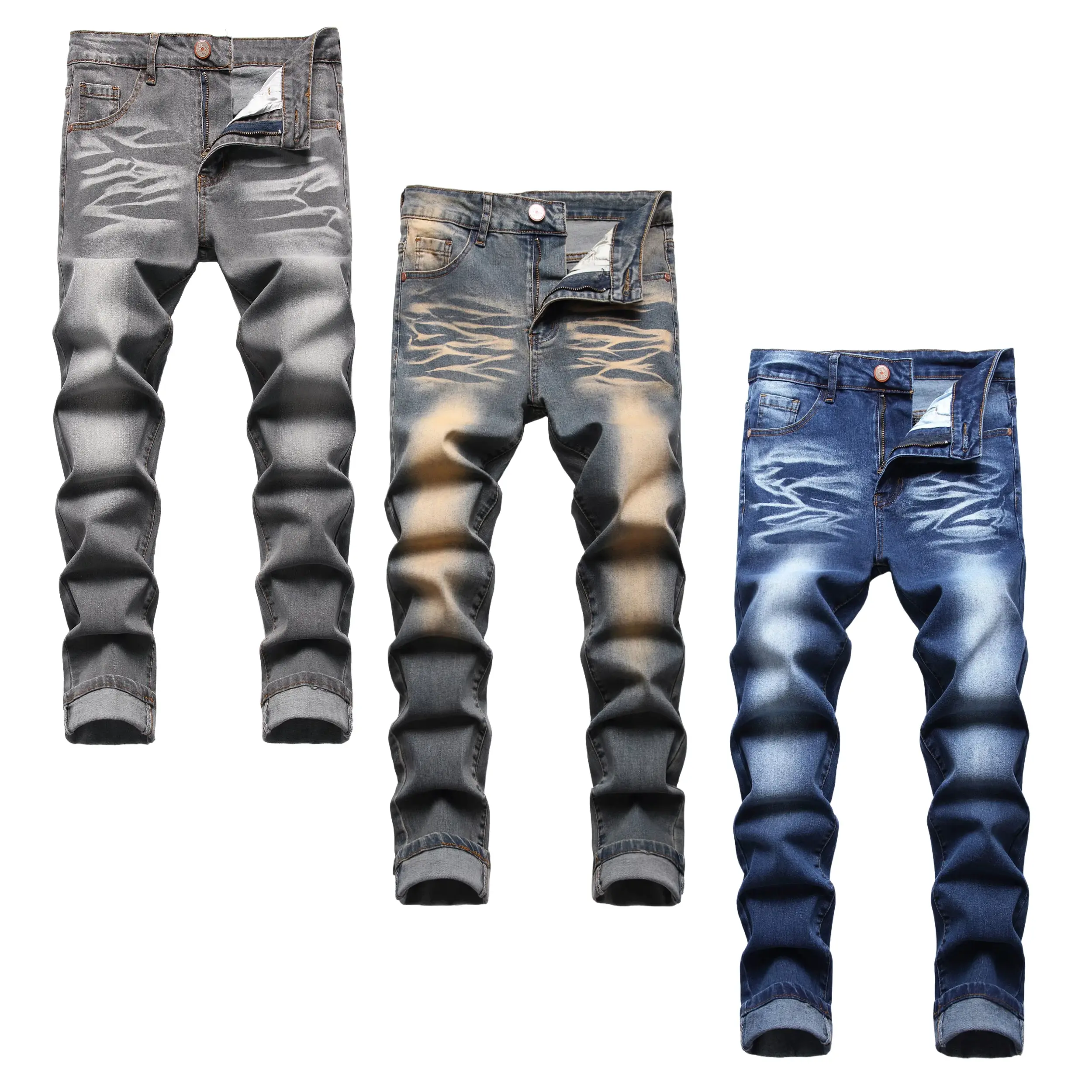 (3 Pack)Grey-Dark Blue-Nostalgic