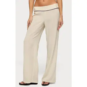 Edikted Women's Dorine Contrast Woven Pants