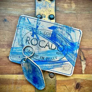 Shell cordovan vertical bifold, leather wallet, Rocado leather, handmade wallet, edc