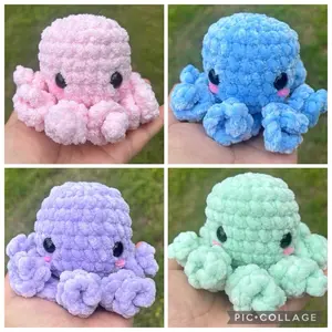 Hand Crocheted Octo