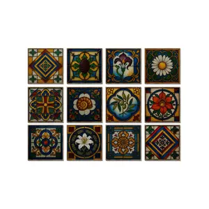 12 Sheets Floral Wallpaper Set, Elegant Design for Room Bathroom Kitchen Decor, Waterproof Stain-Resistant Wall Renovation
