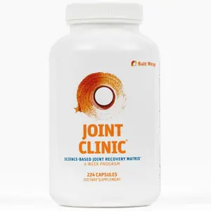 SaltWrap Joint Clinic - Joint Recovery Multivitamin Supplement for Tendons, Ligament, Cartilage - C3 Curcumin Turmeric, Cissus, Type II Collagen, Bioperine - 224 capsules