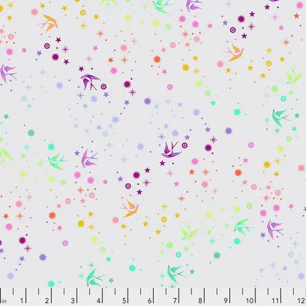 Fabric FreeSpirit Tula Pink Whisper Fairy Dust by the Quarter Yard PWTP133.WHISPER
