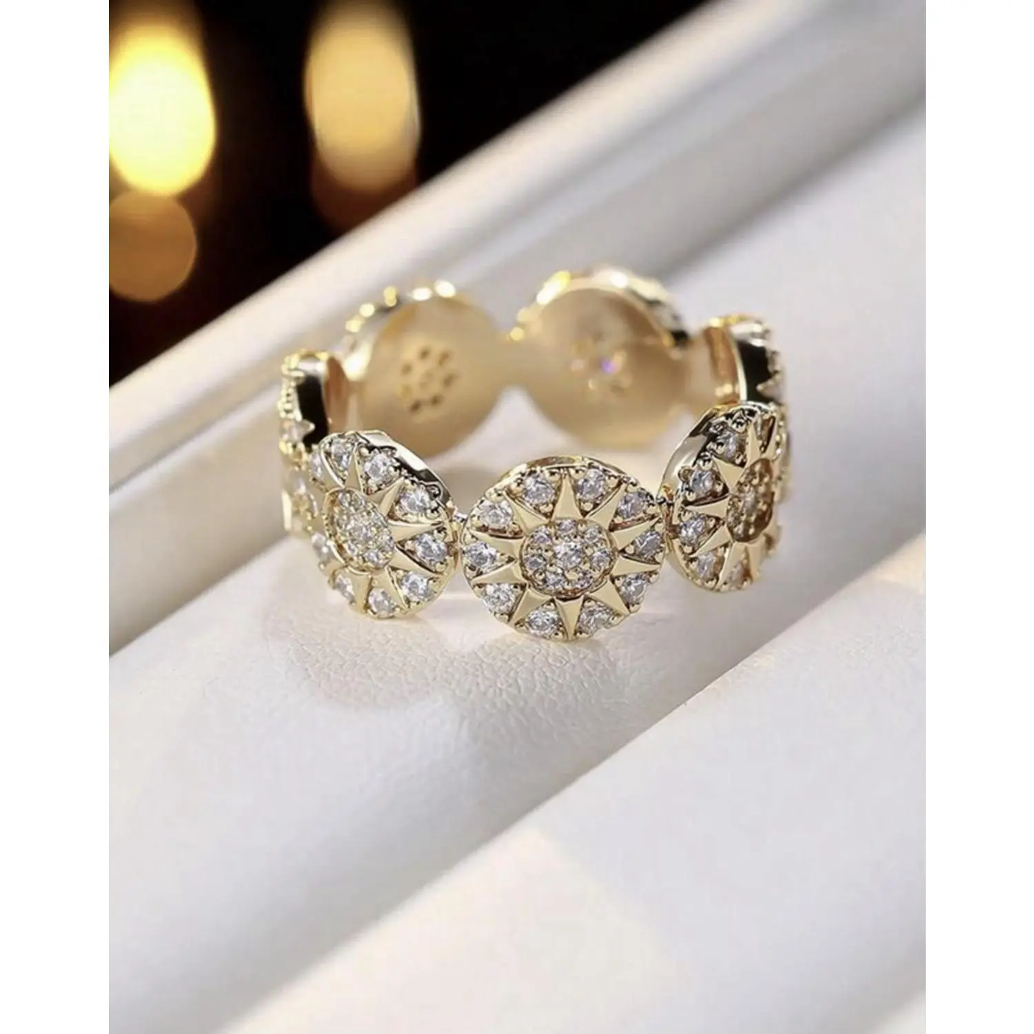 Neivora Collections 925 Sterling Silver Anti-Tarnish Luxury Ring with Elegant Design and Sparkling Details