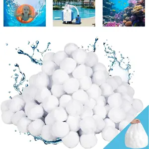 4.6 lbs Reusable Efficient Pool Filter Balls for Sand Filter and Swimming Pool Filter Pump, Replace 150 lbs Pool Filter Sand, Lasts for Several Seasons