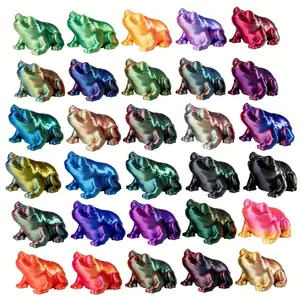 3D Printed Mini Frog Decoration, Colorful Decor for Birthdays, Gardens, Aquariums, Office Desk, Easter Mother's Day Gift
