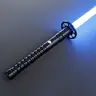 Summerwins Pro Combat Custom Neopixel Light-Up Saber - USB Rechargeable Duel Saber with App Control, Motion Control, RGB Sound Fonts, Silver LED Lights - Kids Christmas Gift Set (Toy Swords & Sabres for Sports Play)