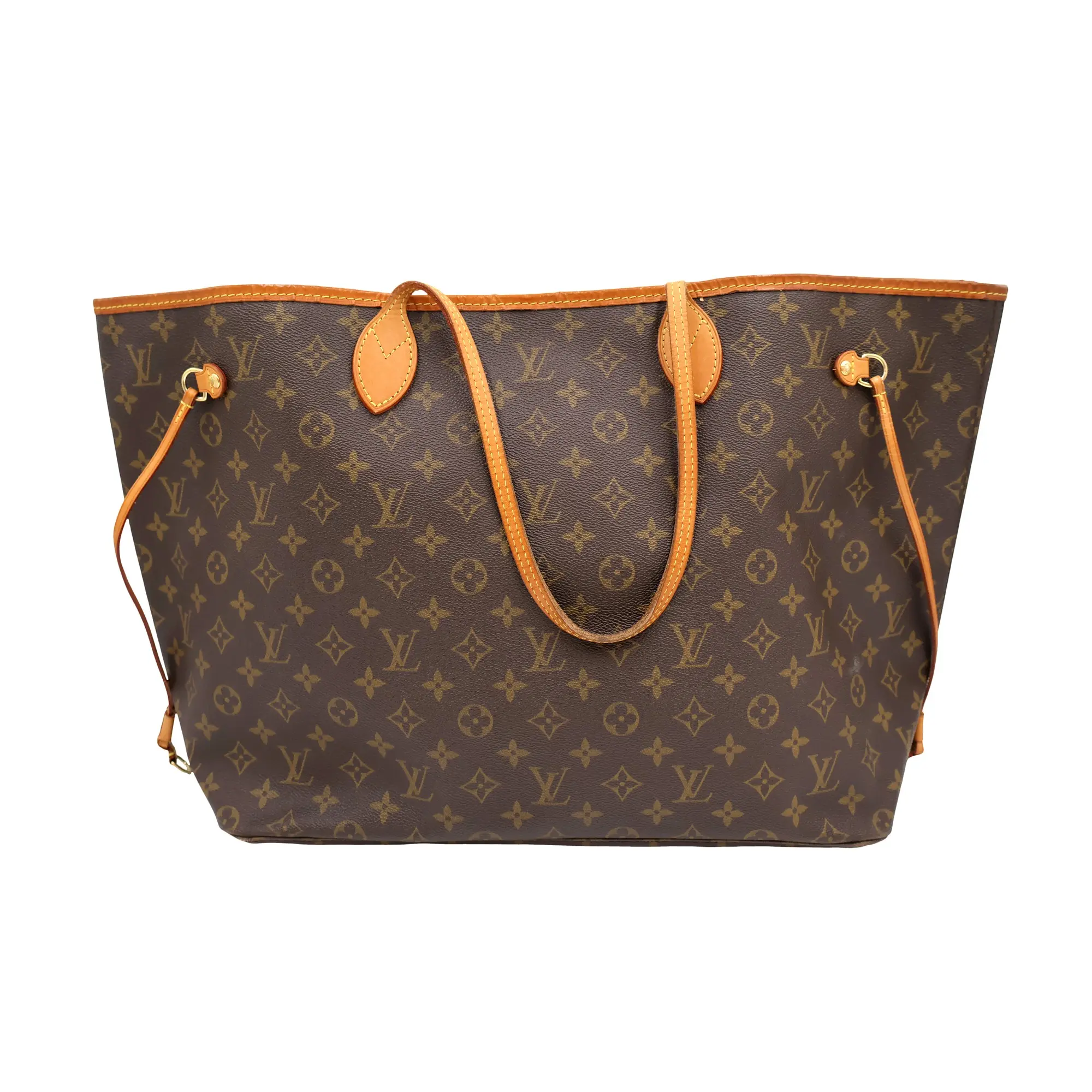 Pre-owned Louis Vuitton coated canvas Tote bags Monogram Canvas Neverfull GM Tote Bag (29190)