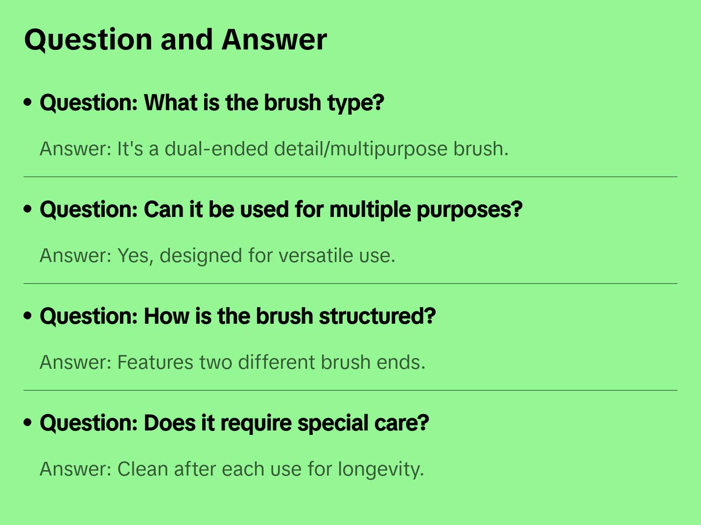 Magnolia Dual Ended Detail/Multipurpose Brush