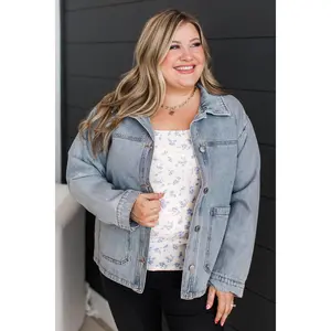 Chasing Joy Denim Chore Jacket
