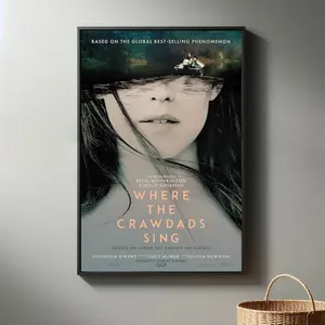 Where the Crawdads Sing Movie Posters | High Quality Canvas Print I 2024 Movie Poster | Modern Room Decorative Arts | Popular Film Gift