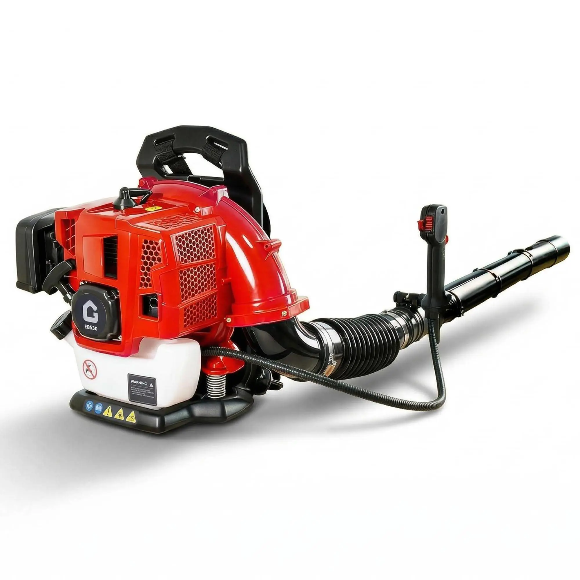 GAOMON Gas Backpack Leaf Blower 43cc 2 Stroke, 2.2HP Engine, 780 CFM 270 MPH High Power Airflow, Professional Gas Blower for Leaves, Snow and Debris Removal, Outdoor Yard Cleaning Tool, Red