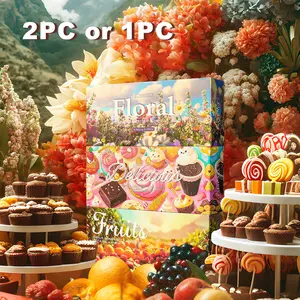 Delicious Essential Oil Gift Box, Fruit Essential Oil Set, Flower Essential Oil Collection, Christmas & Halloween Gifts, DIY Candle Soap