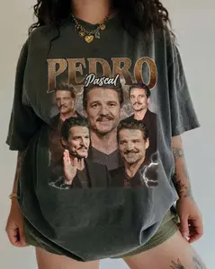 Comfort Colors Pedro Pascal Renaldo SNL Unisex Tshirt For Fan, Pedro Pascal Movie 90s Retro Bootleg Shirt, Fan Merch Celebrity Crush, Style Cotton Top