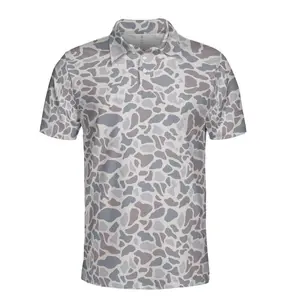Men’s Vintage Camo Polo – Clean Look, Everyday Essential