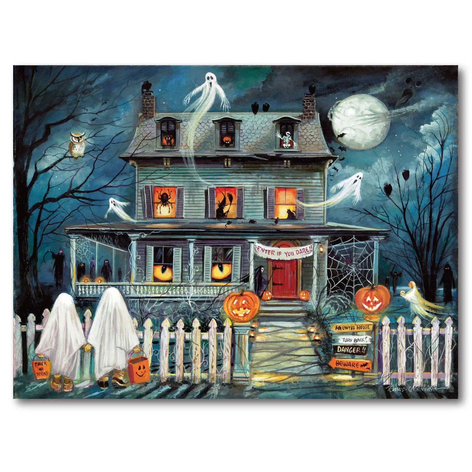 Courtside Market Haunted House I 16x20 Canvas Wall Art Courtside Market Haunted House I 16x20 Canvas Wall Art