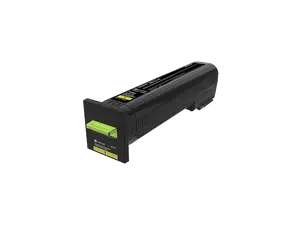 Lexmark Original Toner Cartridge - Laser - Extra High Yield - Yellow - 1 Each