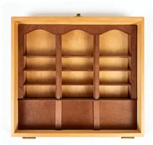 Anxiety Bookshelf Box, Wooden Invisible Floating Bookshelf, Mental Health Decor for Home & Office, Funny Stress Relief Gift for Book Lovers, Therapists and Students