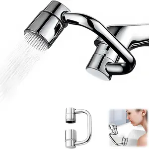 2026 New 2 Modes Universal Sink Faucet for Splash Reduction, 1440 °   Rotatable Faucet Aerator Extension, 1080 °   Rotating Multifunctional Faucet Extender for Bathroom Sink Kitchen