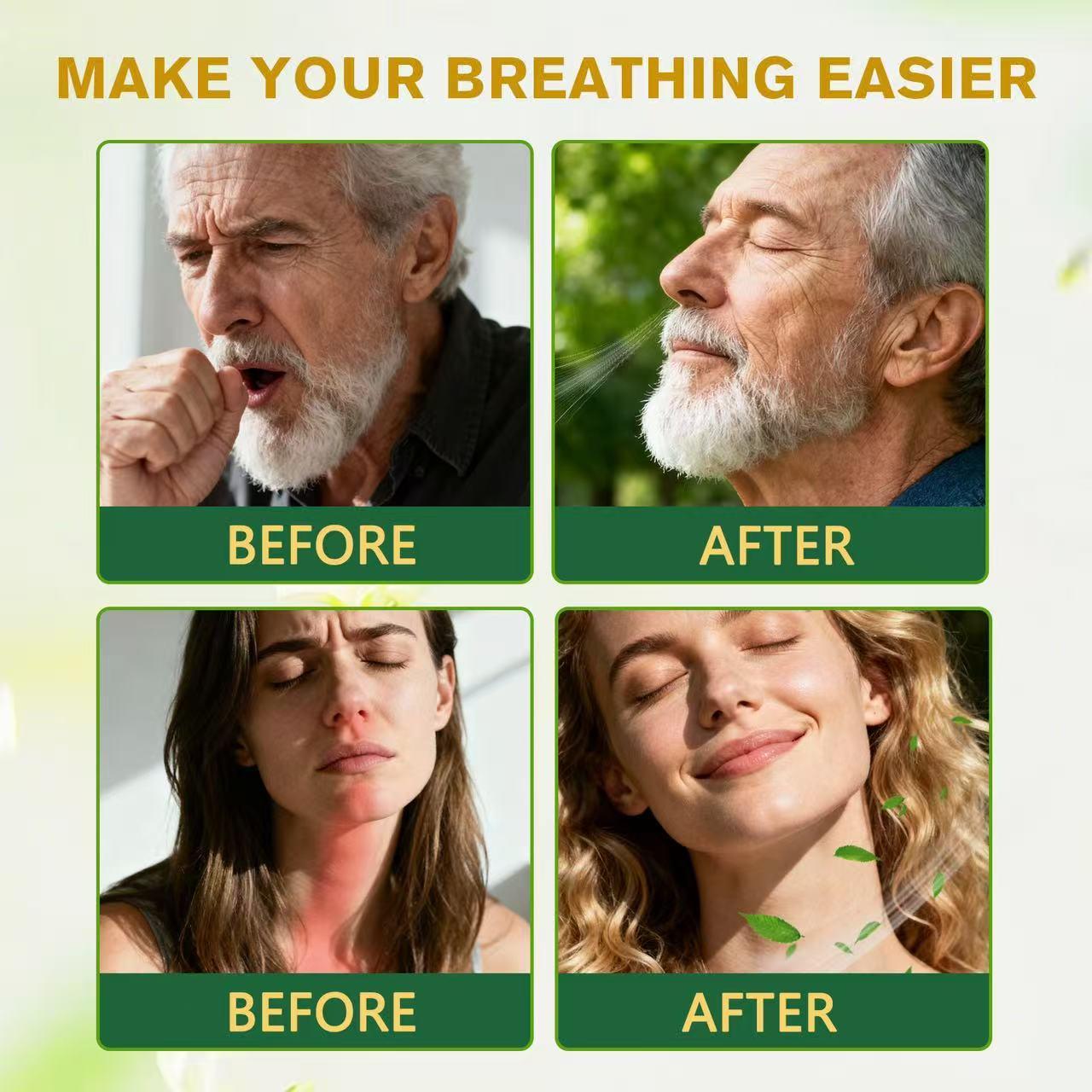 Organic Mullein Leaf extractLung cleansing drops relieve breathing difficulties caused by colds and respiratory fatigue, reduce throat and nasal discomfort, make breathing smooth and comfortable, and dilute phlegm with natural ingredients.