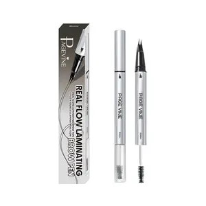 Waterproof  Eyebrow Pen for Natural Defined Brows, Microblading Effect Brow Pencil with Fine Hair Strokes, Long Lasting Smudge Proof Makeup Tool for Daily Routine, Travel, Party and Soft Glam Style.