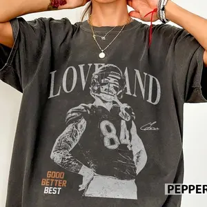 Vintage Colston Loveland Football Shirt, Chicago Good Better Best Sweatshirt, Bears Fan Gift, Game Day Shirt