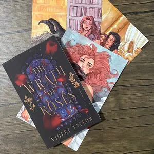 Paperback The Wrath of Roses by Violet Taylor Bundle (signed, bundle, sfw/nsfw prints, paper back, dark romance, monster romance, fairytale reimagining)