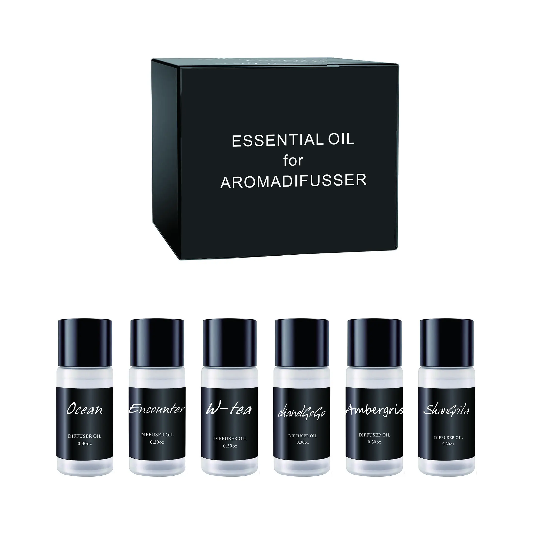 6-Pack Car Air Freshener Refills (0.3oz Each) | Smart Diffuser Essential Oil Kit with 6 Unique Fragrances Car Fragrance Set | Long-Lasting Scents for Car Aromatherapy Car Perfume Car Interior Accessories Car Accessory