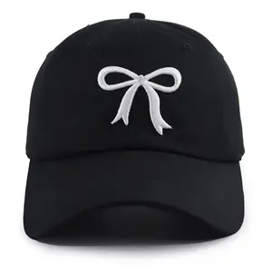 Bow Hats For Women Men, Cute Adjustable Embroidered Summer Womens Baseball Cap,Mothers Day Christmas Birthday Gifts For Woman Mom Girlfriend Bestie