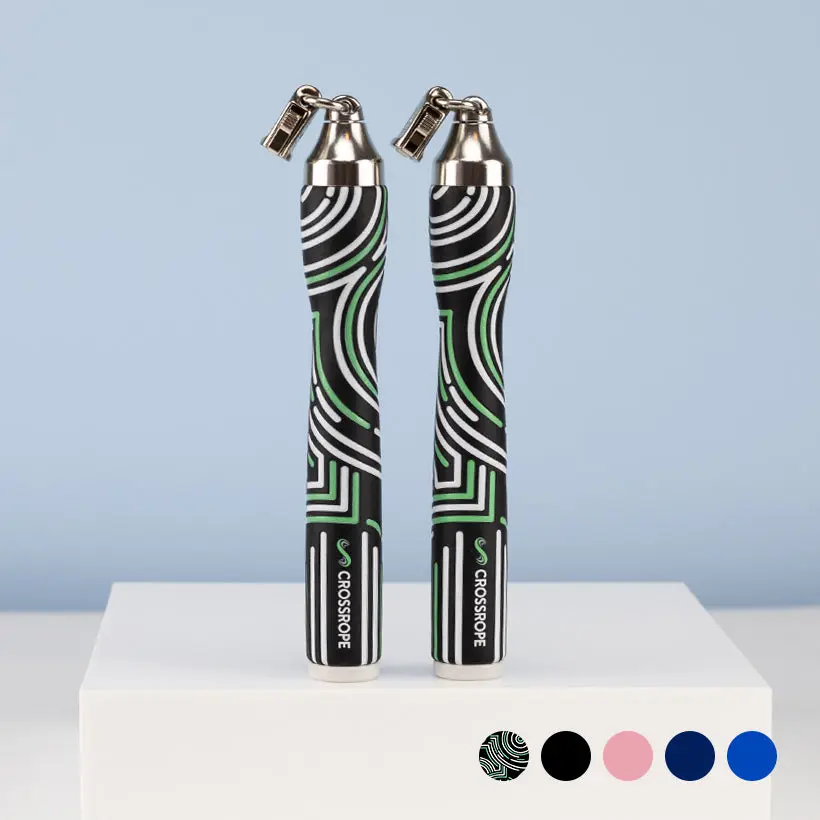 Slim Jump Rope Handles For Use With Crossrope's Fast-Clip System