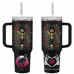 Vintage Sleep Token Music Tumbler 40oz Gifts, Sleep Token Band Tumbler, Gift For Fans