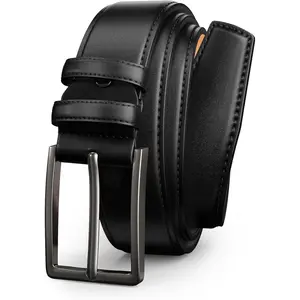 Mens ress Belt,Mens Leather Belts for Jeans, Belt 1.38" Width