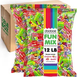 Dooboe Bulk Candy Assortment  12 lb Big Bulk  Individually Wrapped Candies for Valentines Day, Schools, Offices, Candy Bowls, Claw Machines & Gifts