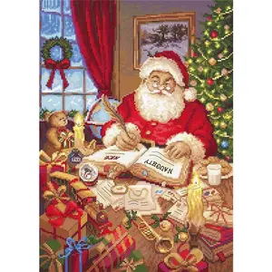 Counted Cross Stitch Kit The List of naughty and nice Leti951