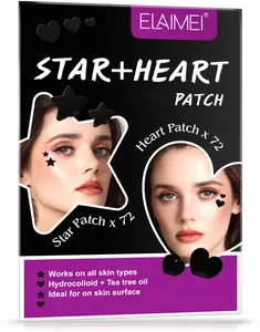 ELAIMEI Hydrocolloid Patch for Covering Zits&Blemishes in Face&Skin, Vegan-friendly&Not Tested pimple patches non-irritating Patches Skin Repair Acne