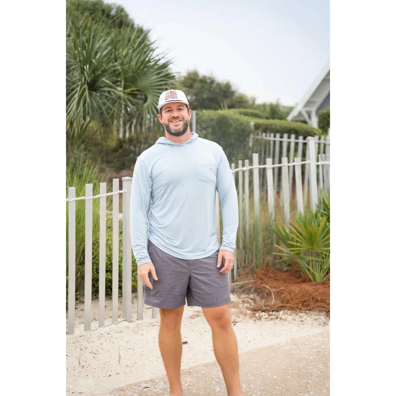 Men's Breezy Bamboo Hoodie Sky