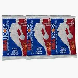 3 PACKS - 1989/90 Hoops Series 1 Basketball Packs From Retail Box